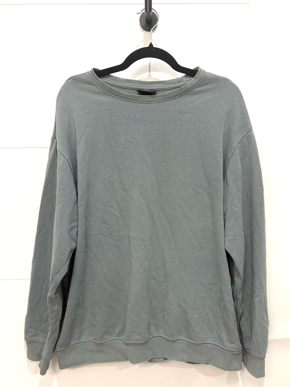 H&M oversized Woman’s Crewneck Size Medium - Slate Green